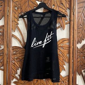 Live Fit mesh workout tank top